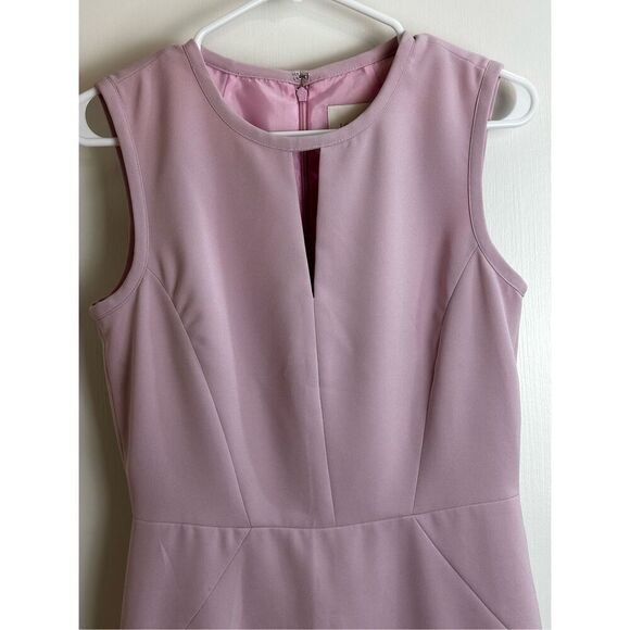 J Crew Suiting size 4 pink lined sleeveless A line dress - Picture 5 of 9